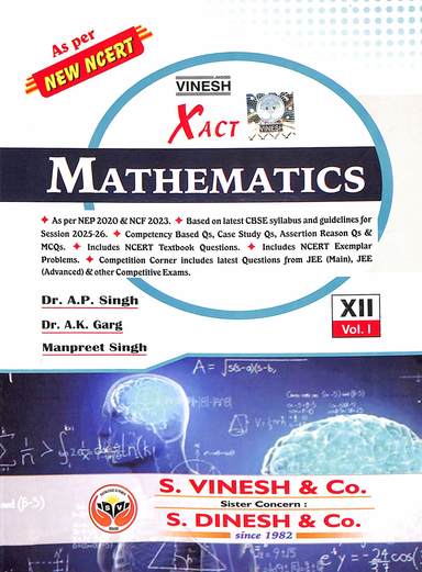Xact Mathematics Class 12 Set Of 2 Vol  : Cbse