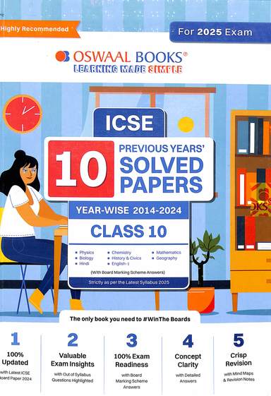 Buy Icse 10 Previous Years Solved Papers For Class 10 Year Wise 2014 ...