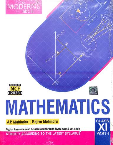 Moderns Abc Plus Of Mathematics For  Class 11 Set Of Part 1 & 2 Of 2 Books