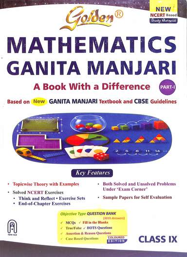 Golden Mathematics Ganitha Manjari Part 1 Class 9 Cbse