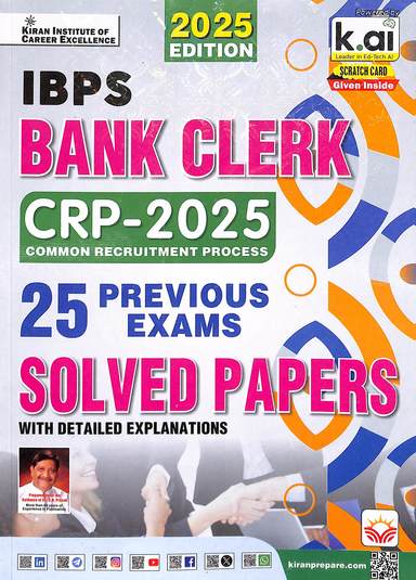 Ibps Bank Clerk Crp 2025 25 Previous Exams Solved Papers With Detailed Explanations
