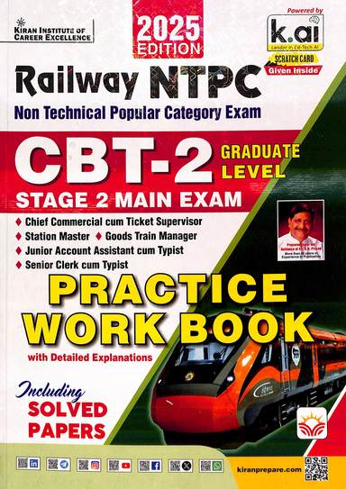 Railway Ntpc Cbt-2 Stage 2 Main Exam Practice Work Book