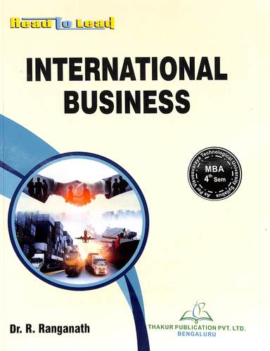 International Business For Mba 3rd Sem Read To Lead : Vtu