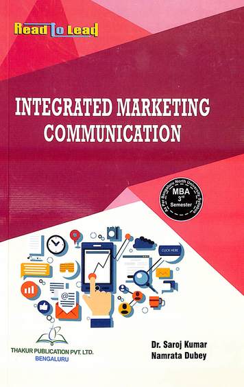 Integratedcmarketing Communication  For Mba 3 Sem : Bnu