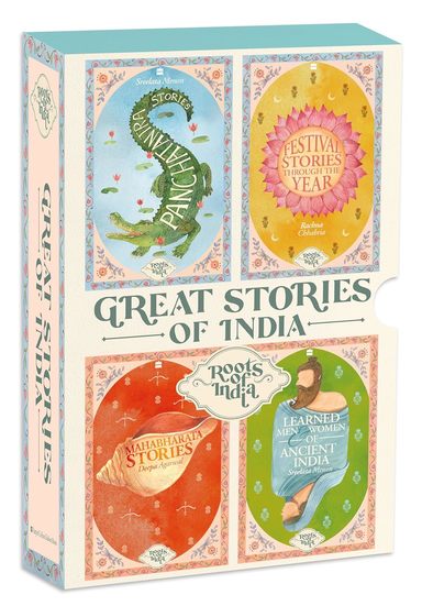Great Stories Of India : Roots Of India Series Boxset Of 4 Books