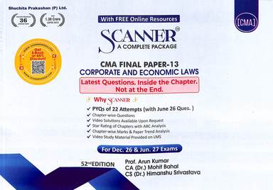 Corporate & Economic Laws Cma Final Paper 12 Scanner 1.5 Version