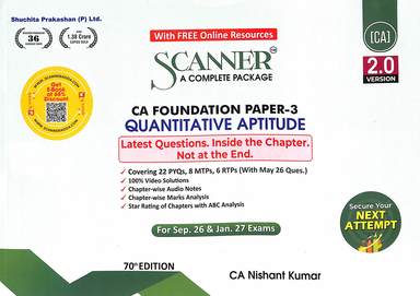 Ca Foundation Paper 3 Quantitative Aptitude Version 2.0 Scanner