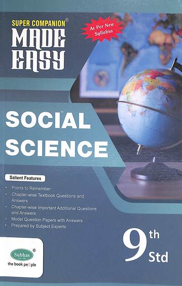 Social Science 9 Std Super Companion Made Easy State Syllabus
