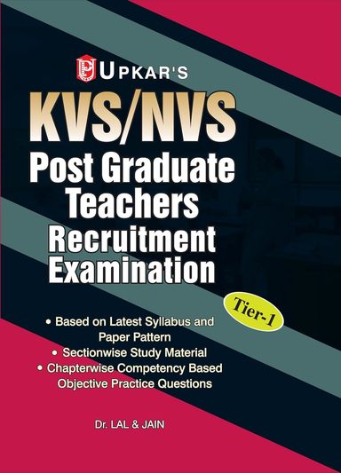 Kvs Nvs Post Graduate Teachers Recruitment Examination Tier 1
