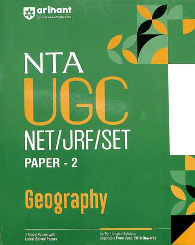 Geography Nta Ugc Net Jrf Set Paper 2 : Code D554