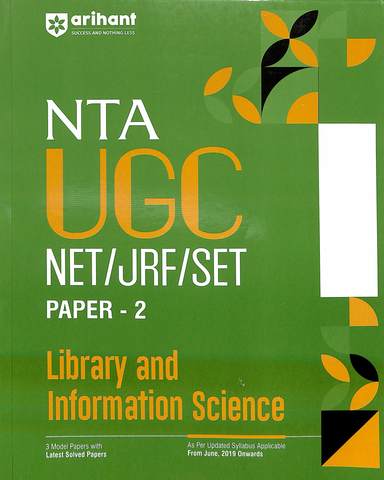 Library & Information Science Nta Ugc Net Jrf Set Paper 2 : Code G887
