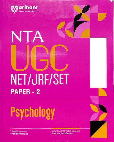 Psychology Nta Ugc Net Jrf Set Paper 2 : Code D543