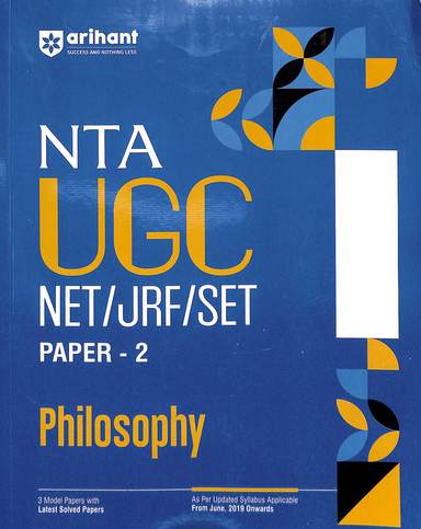 Philosophy Nta Ugc Net Jrf Set Paper 2 : Code D559