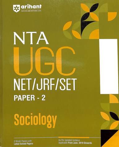 Sociology Nta Ugc Net Jrf Set Paper2 : Code D568