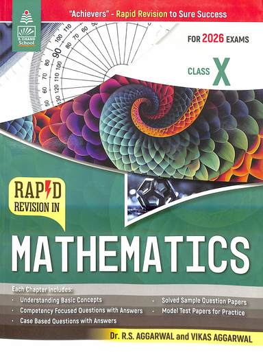 Rapid Revision In Mathematics Class 10 : Cbse For 2026 Exams