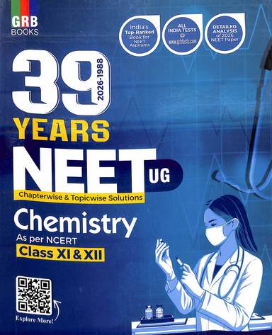 Chemistry  39 Years Neet Ug Chapter Wise & Topic Wise Solutions