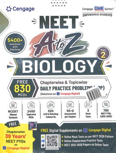Neet A To Z Biology Part 2 : 2026