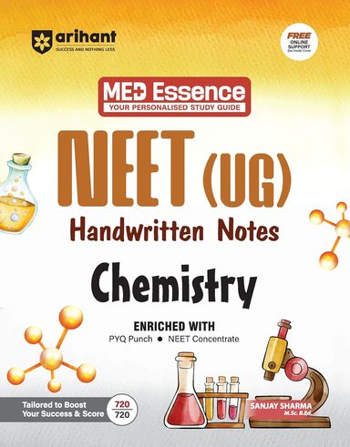 Med+ Essence Neet Ug Handwritten Notes Chemistry : Code C1050