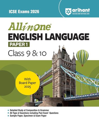 Buy All In One English Language Paper 1 Class 9 & 10 For Icse Exams ...