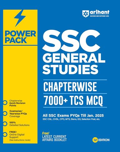 Buy Ssc General Studies Chapterwise 7000+ Tcs Mcq All Ssc Exams Pyqs ...