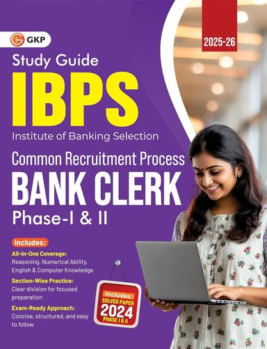 Study Guide Ibps Common Recruitment Process Bank Clerk Phase 1 & 2