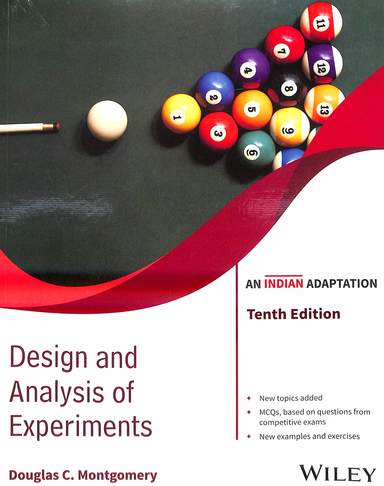 Design & Analysis Of Experiments : An Indian Adaptation