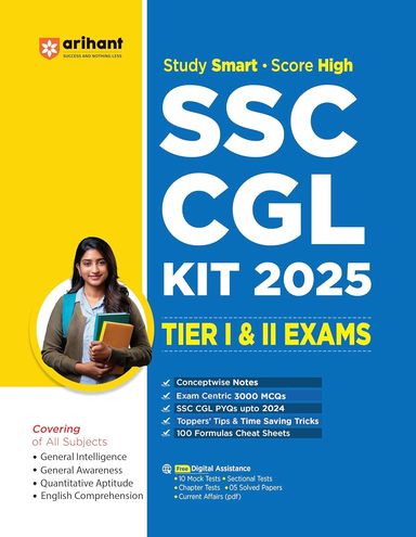 Ssc Cgl Kit 2025 Tier 1 & 2 Exams : Code J 503