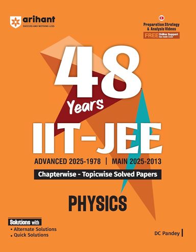 Physics 48 Years Iit Jee Chapterwise Topicwise Solved Papers : Code C051