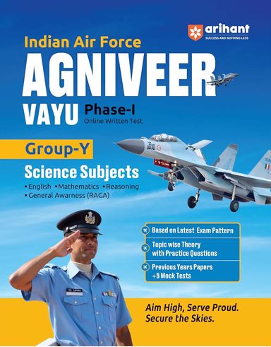 Indian Air Force Agniveer Vayu Phase 1 Group  Science Subjects : Code D078