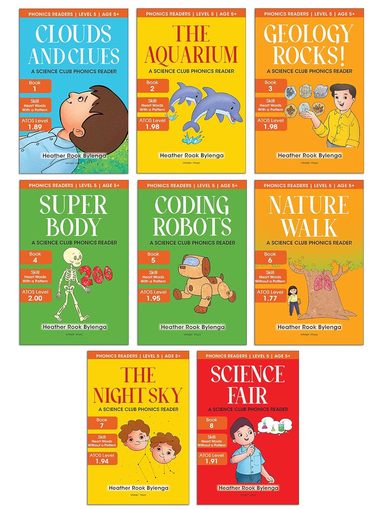 Science Club : Phonics Readers Set Of 8 Books Level 5 Age 5+