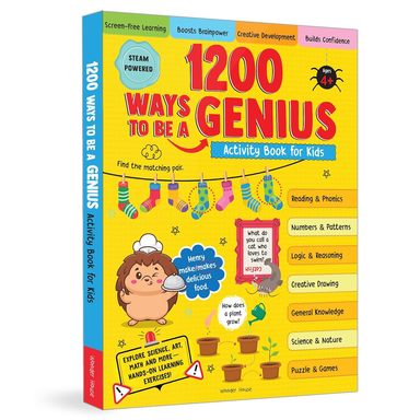 1200 Ways To Be A Genius Activity Book For Kids