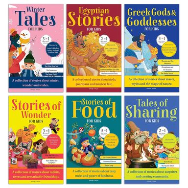 Collection Of Stories About Gods & Stremgth Set Of 6 Books Age 6+