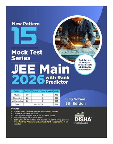 Buy New Pattern 15 Mock Test Series Nta Jee Main 2026 With Rank ...