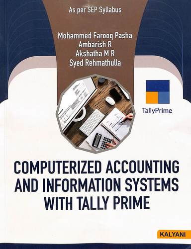 Computerized Accounting & Information Systems With Tally Prime Sep : Bcu Bu