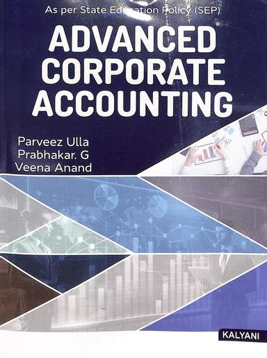 Advanced Corporate Accounting For Bcom & Bba 4 Sem Sep : Bu