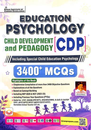 Education Psychology Child Development & Pedagogy Cdp 3400 Mcqs