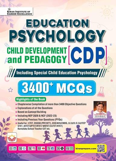 Education Psychology Child Development and Pedagogy Cdp 3400 Mcqs