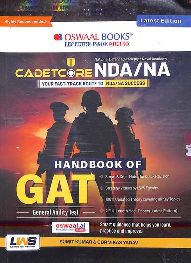 Handbook Of Gat General Ability Test Cadetcore Nda Na