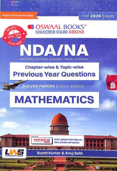 Mathematics Nda Na Chapterwise & Topic Wise Previous Year Questions Solved Papers 2014-2026 For 2026