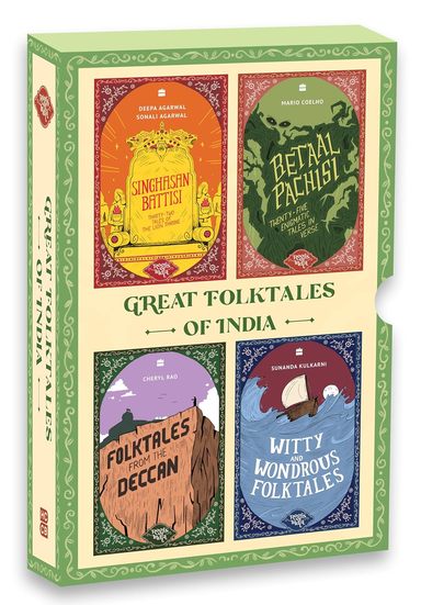 Roots Of India : The Great Folktales Of India Set Of 4 Books