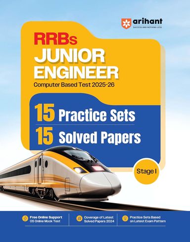 Rrbs Junior Engineer Computer Based Test2025-26 15 Practice Sets 15 Solved Papers Stage1 : Code D851