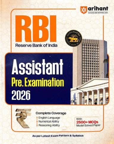 Rbi Reserve Bank Of India Assistant Pre Examination 2026 : Code G294