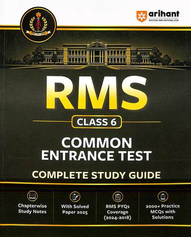 Rashtriya Military School  Class 6 Common Entrance Test Complete Study Guide : Code D084