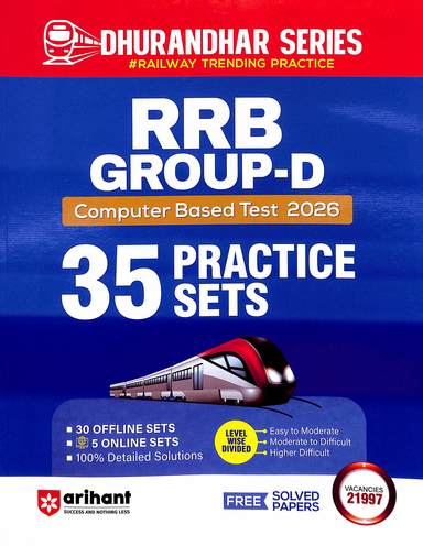 Rrb Group D Computer Based Test 2026 35 Practice Sets : Code D549