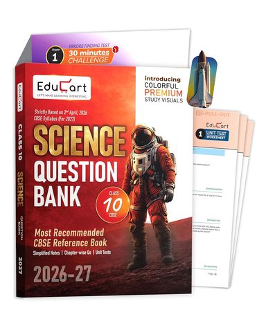 Educart Science Question Bank Cbse Class 10 For 2026 - 27 Exam