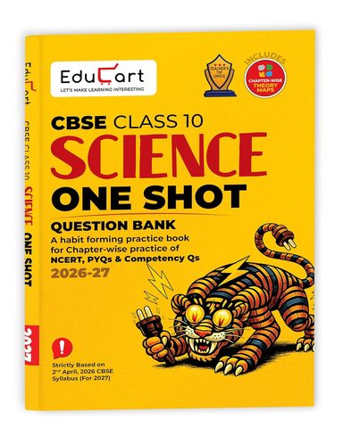 Educart Cbse Class 10  Science One Shot Question Bank  For 2026-27