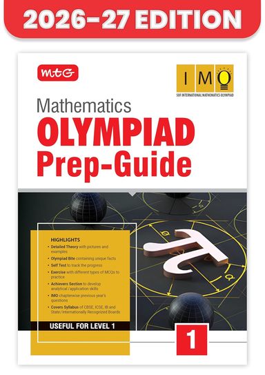 MTG Mathematics (IMO) Olympiad Prep Guide Class 1 | Detailed Theory, Exercise with Self Test For Practice | SOF Olympiad Books For Exam 2026-27 | 9789375440109