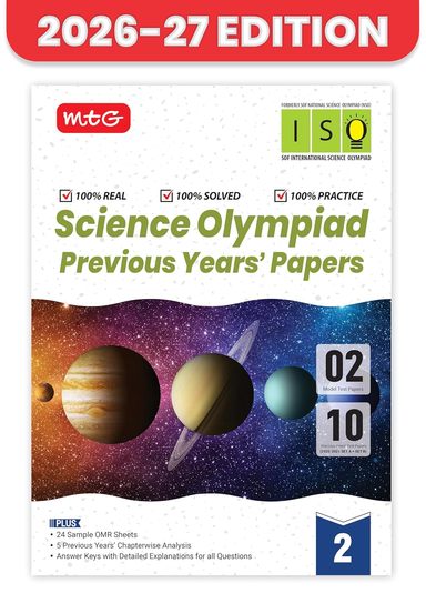 MTG Science (ISO) Olympiad 10 Previous Years Papers Class 2 (2025-2021) Olympiad 2026-27 Exam | 9789375445500