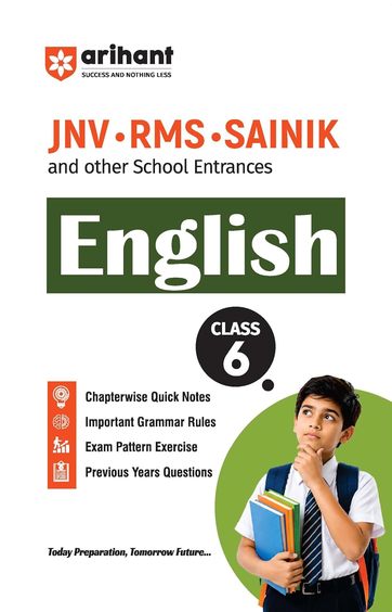 English Class 6 Jnv Rms Sainik & Other School Entrances : Code D1196