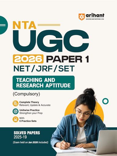 Nta Ugc 2026 Paper 1 Net Jrf Set Teaching & Research Aptitude Compulsory : Code J034